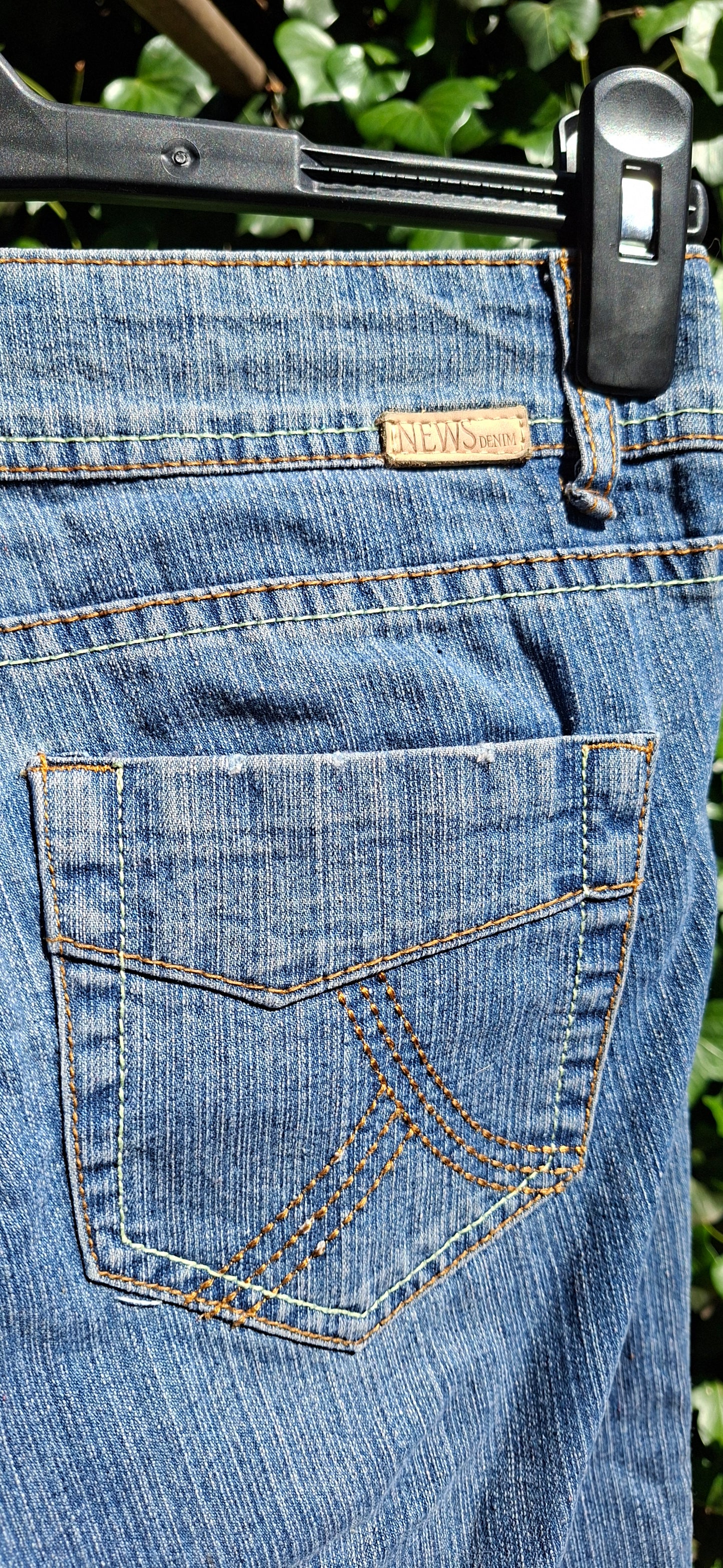 Blue Denim Capri's