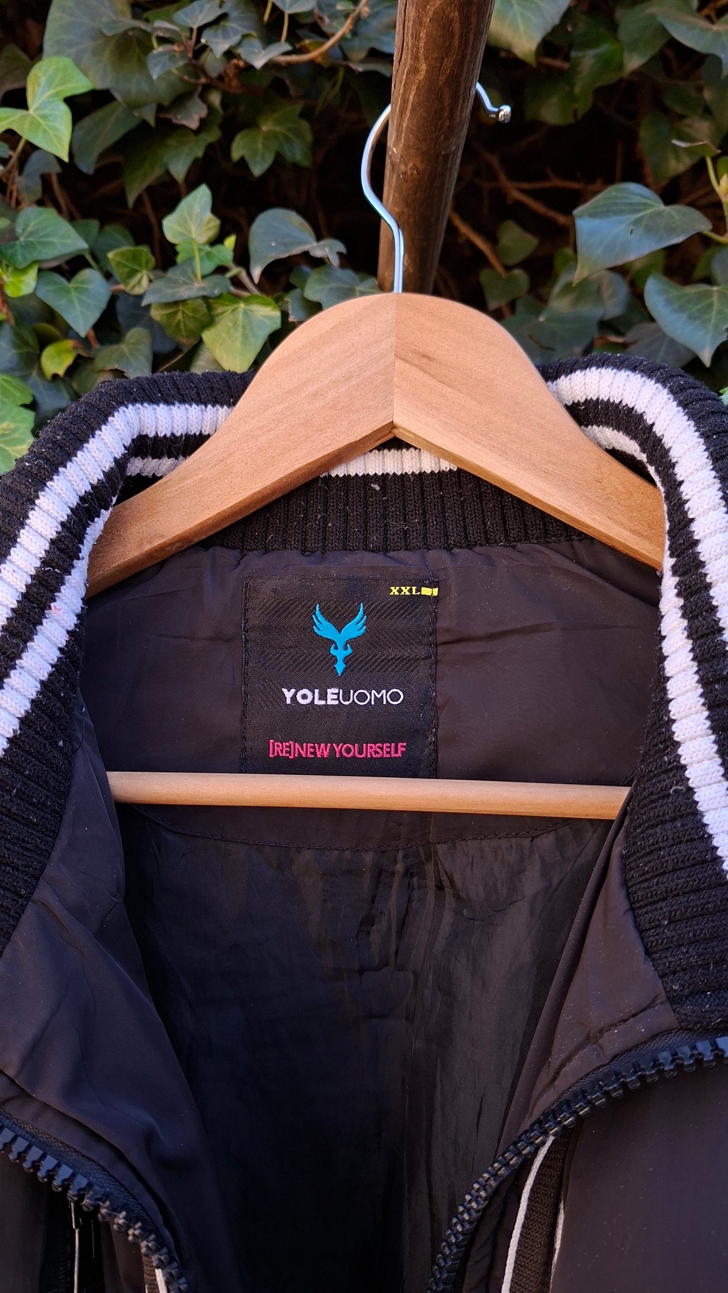 Black Yale Oumo Bomber Jacket