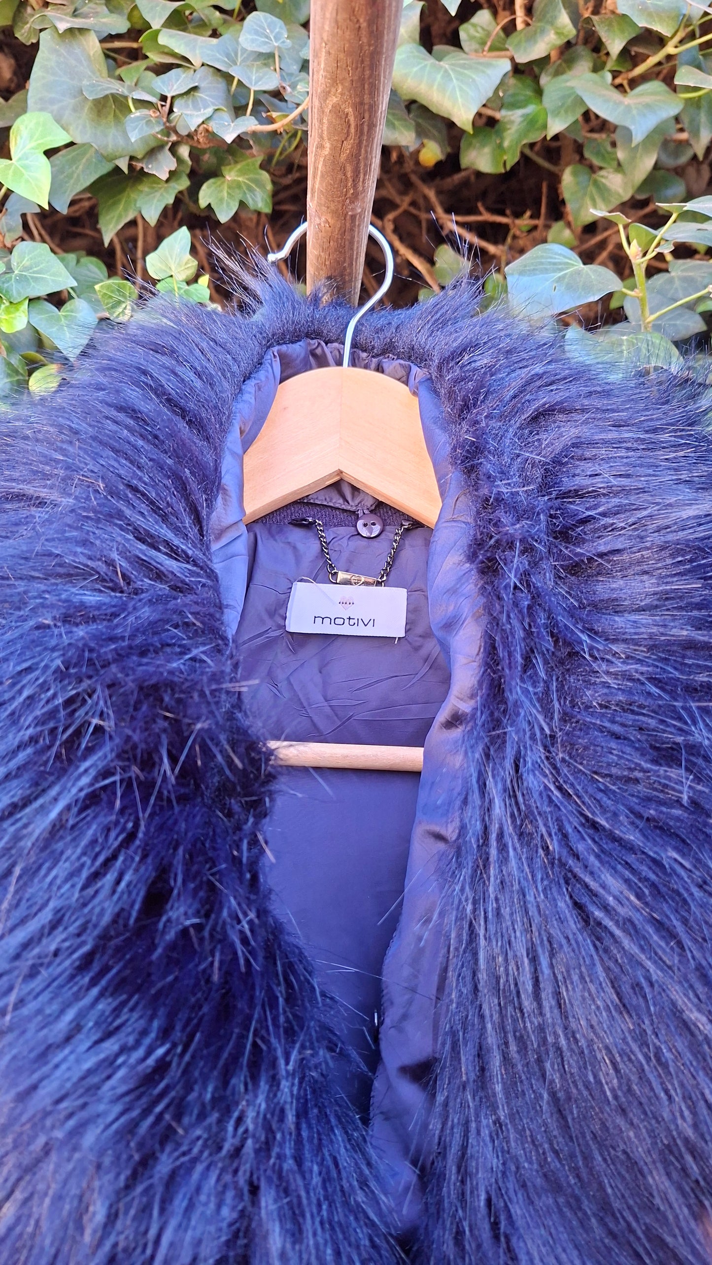 Blue Motivi Coat