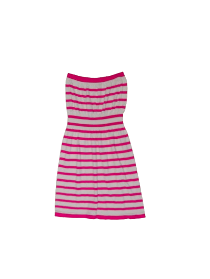 MrP - Pink & White Striped Seamless Bodycon Dress