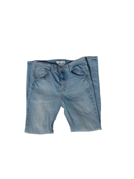 Pull and Bear-Light Denim Skinny Jeans