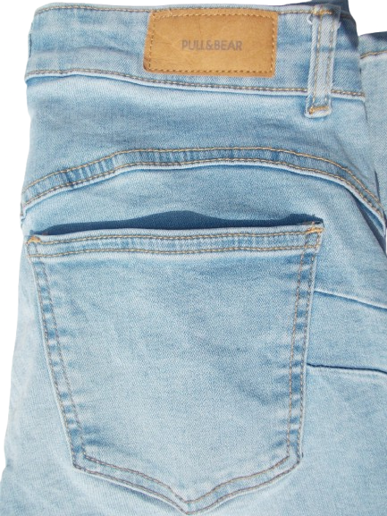 Pull and Bear-Light Denim Skinny Jeans