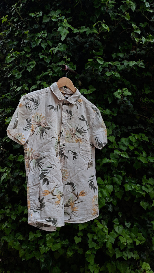 Men's Floral Button Up Shirt