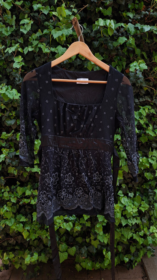 Yessica Black Blouse