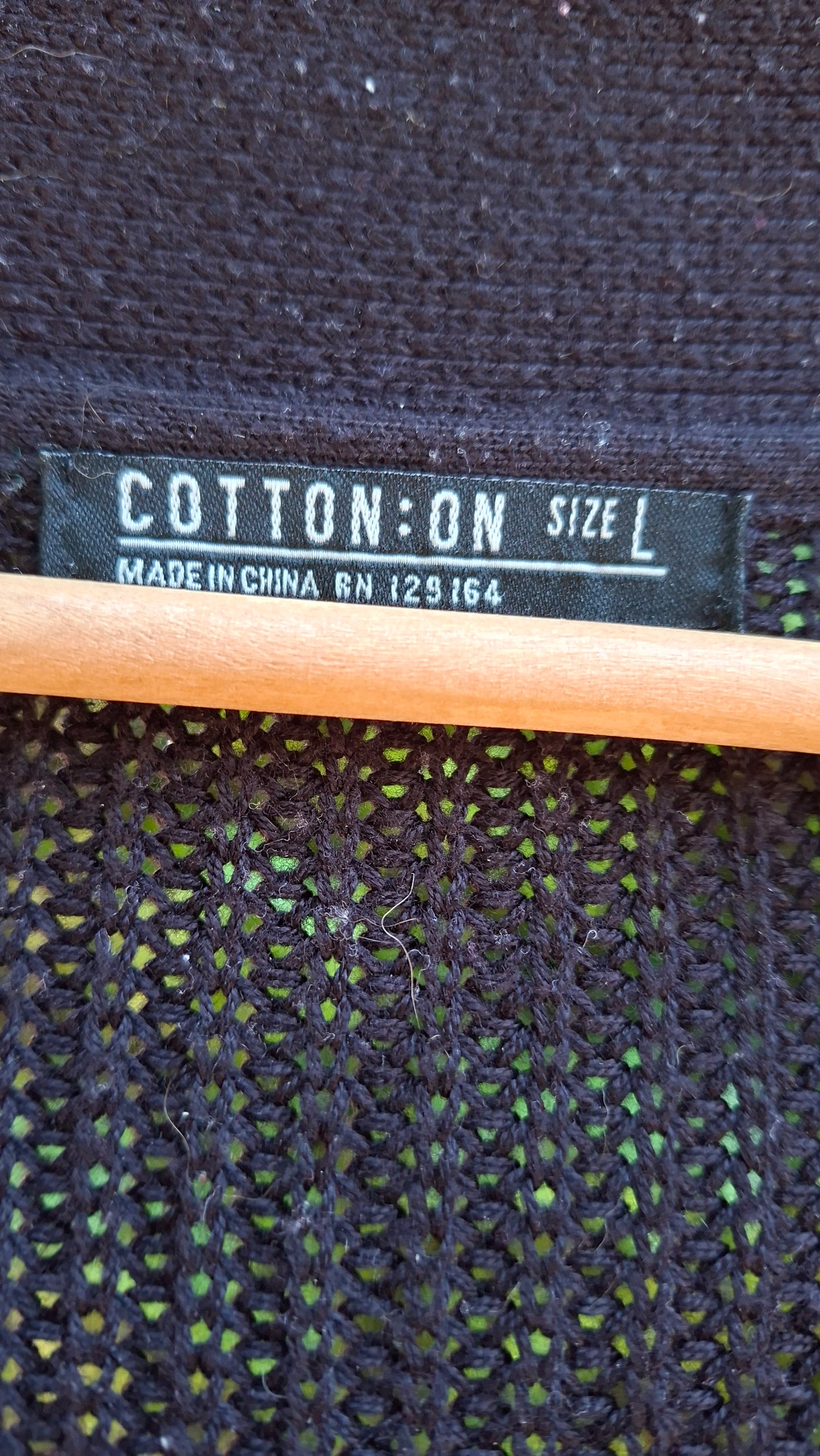 Black Knitted Cardigan