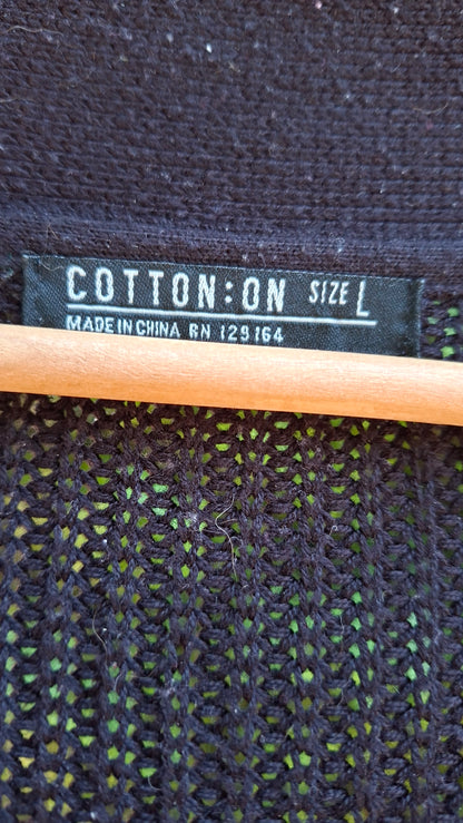 Black Knitted Cardigan