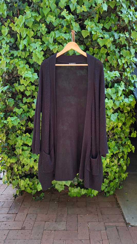 Black Knitted Cardigan