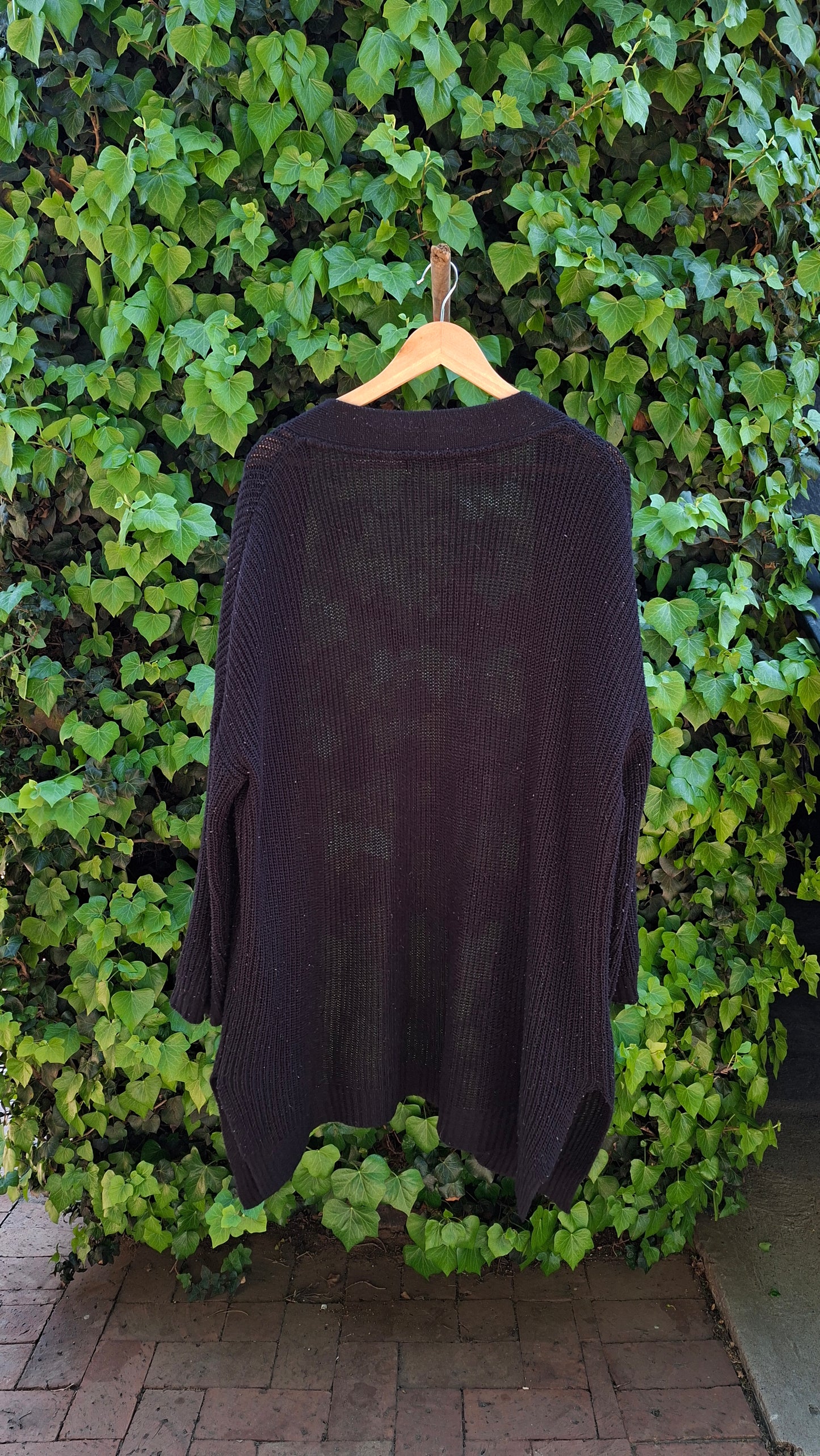 Black Knitted Cardigan