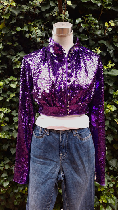 Rabanne X H&M Purple Sequin Jacket