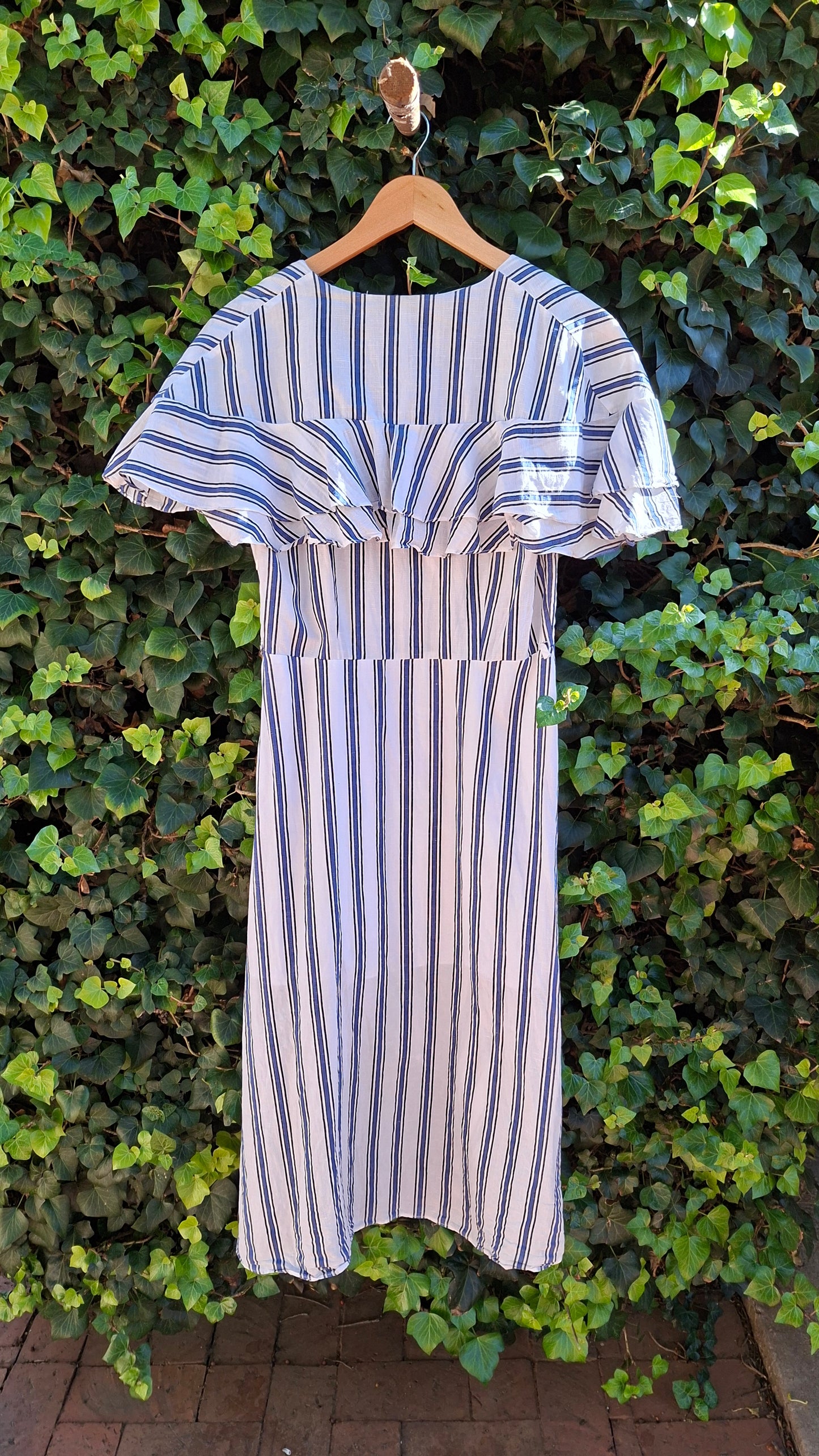 River Island - Blue & White Striped Dress