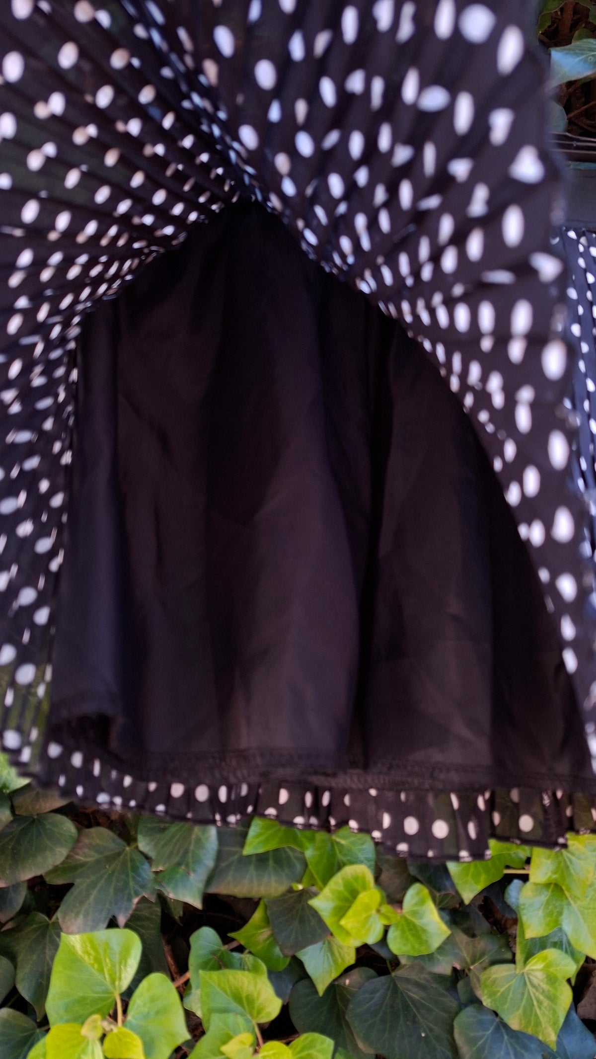 Black Polka Dot skirt