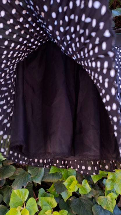 Black Polka Dot skirt