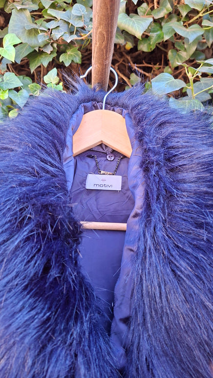 Blue Motivi Coat