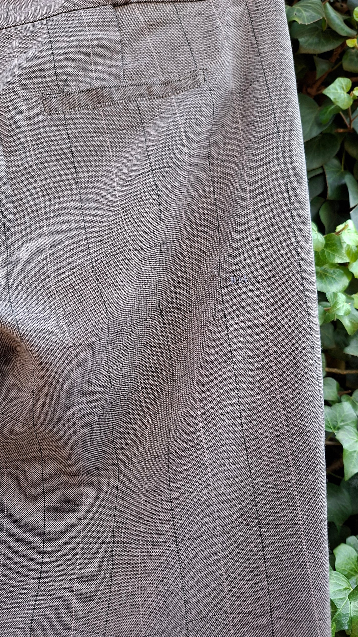 Brown Patterned Pants