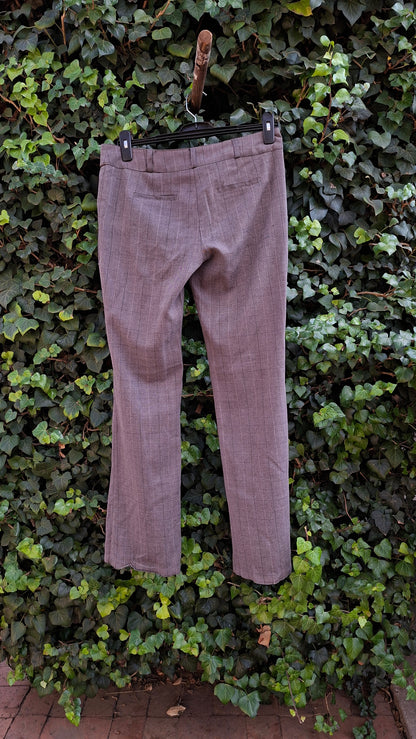 Brown Patterned Pants