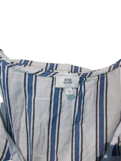 River Island - Blue & White Striped Dress