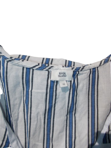 River Island - Blue & White Striped Dress