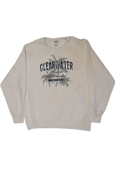 Jerzees - White Clearwater Crew-neck Sweater