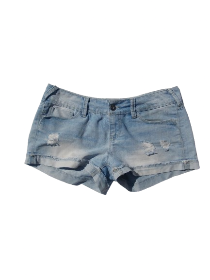 Demin Blue Mini Shorts
