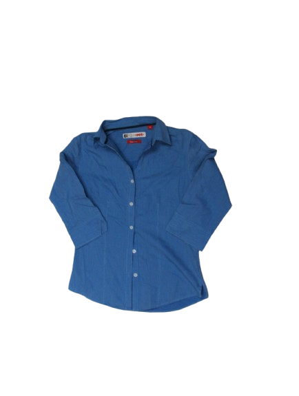 Blue Button-Up Shirt