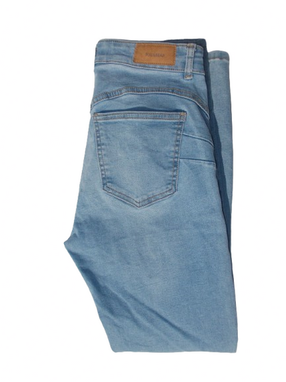 Pull and Bear-Light Denim Skinny Jeans