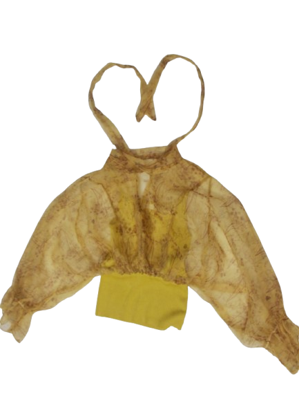 Jeans Louis Francoise - Yellow Mesh Top